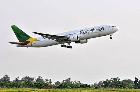 Avion Camair-Co au décollage