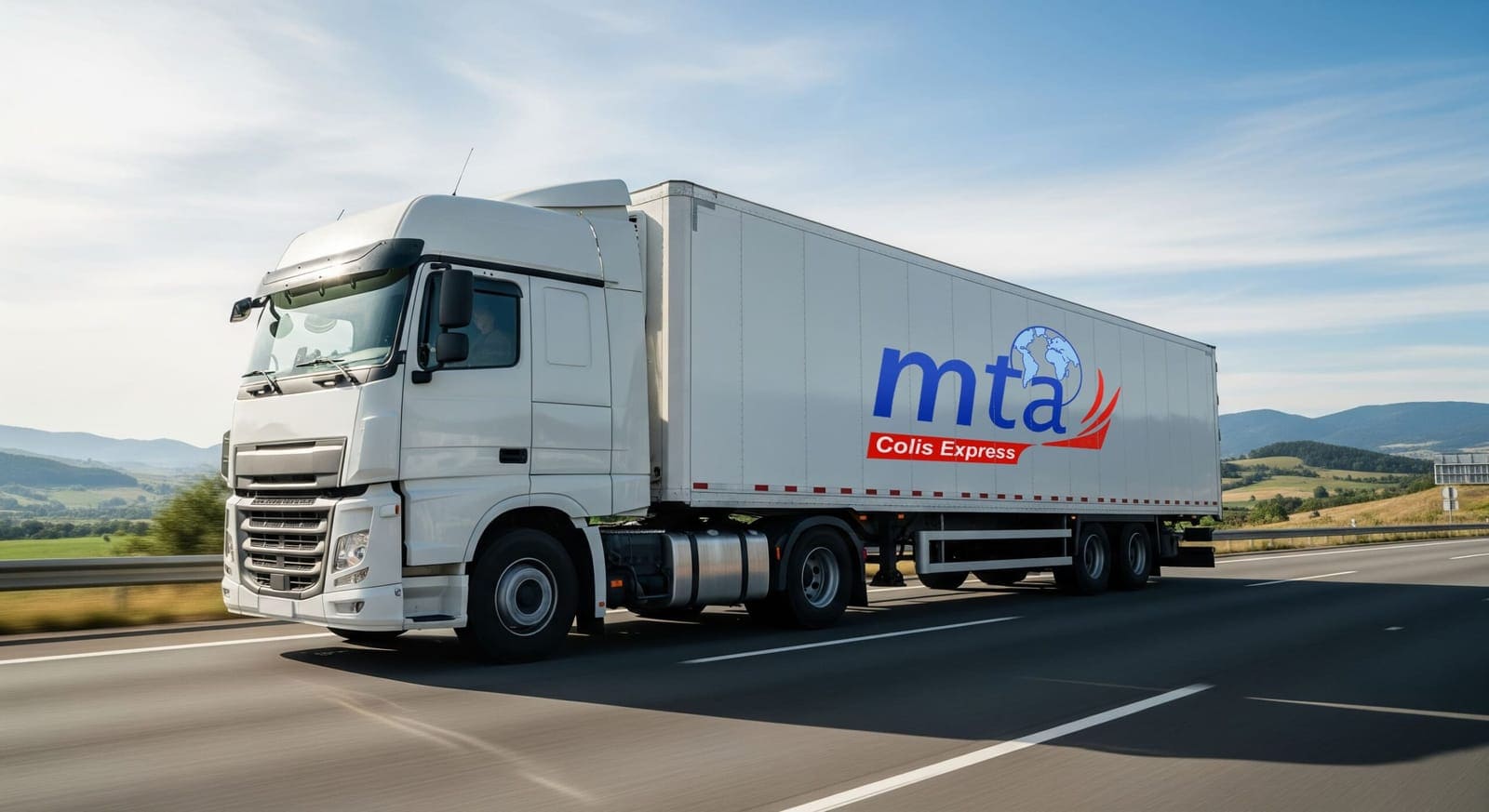 Camion MTA Express sur la route